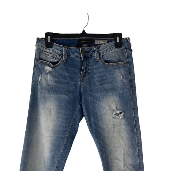 Aeropostale Women's Size 6‎ Medium Washed Ankle Jegging - Picture 2 of 10